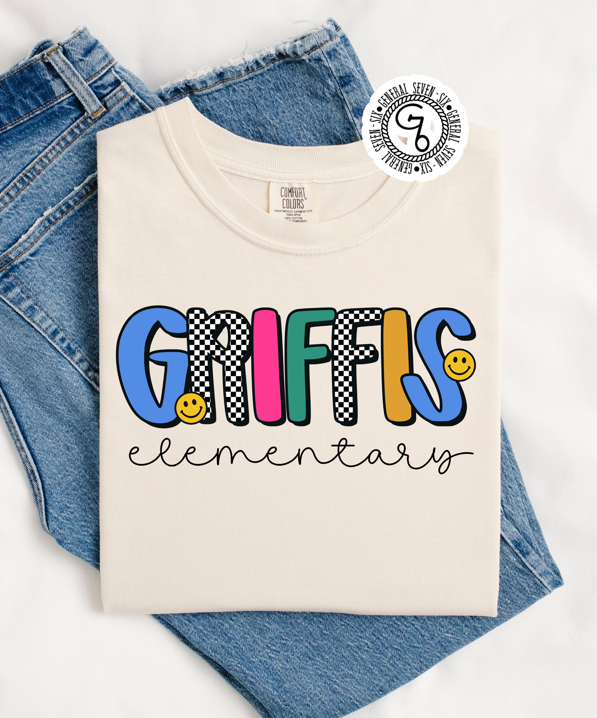 Custom School Mascot Retro Tee | Personalized School Spirit Shirt