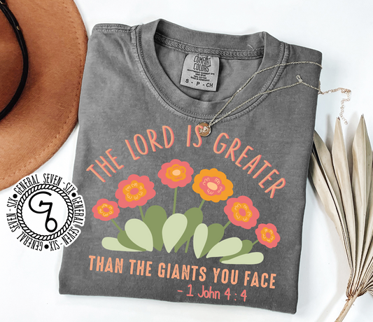 The Lord Is Greater Than The Giants You Face