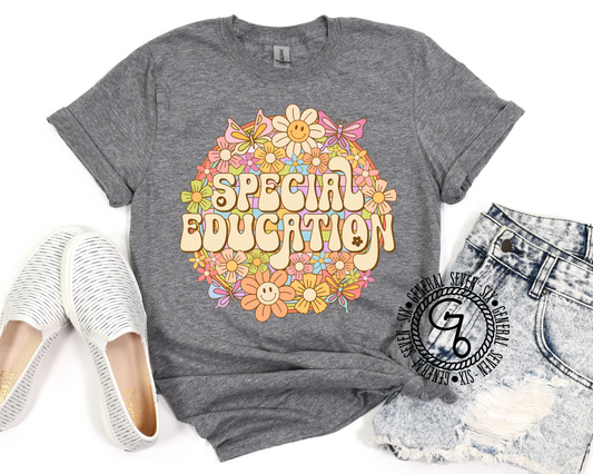 Special Education Floral Top