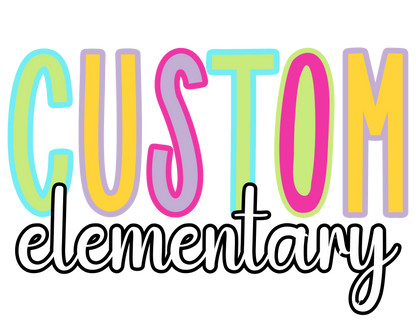 Personalized School Top