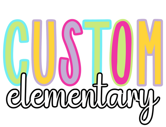 Personalized School Top