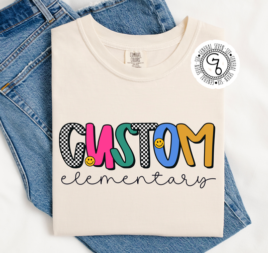 Smiley Face Personalized Top