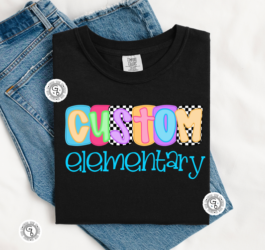 Patched School Top