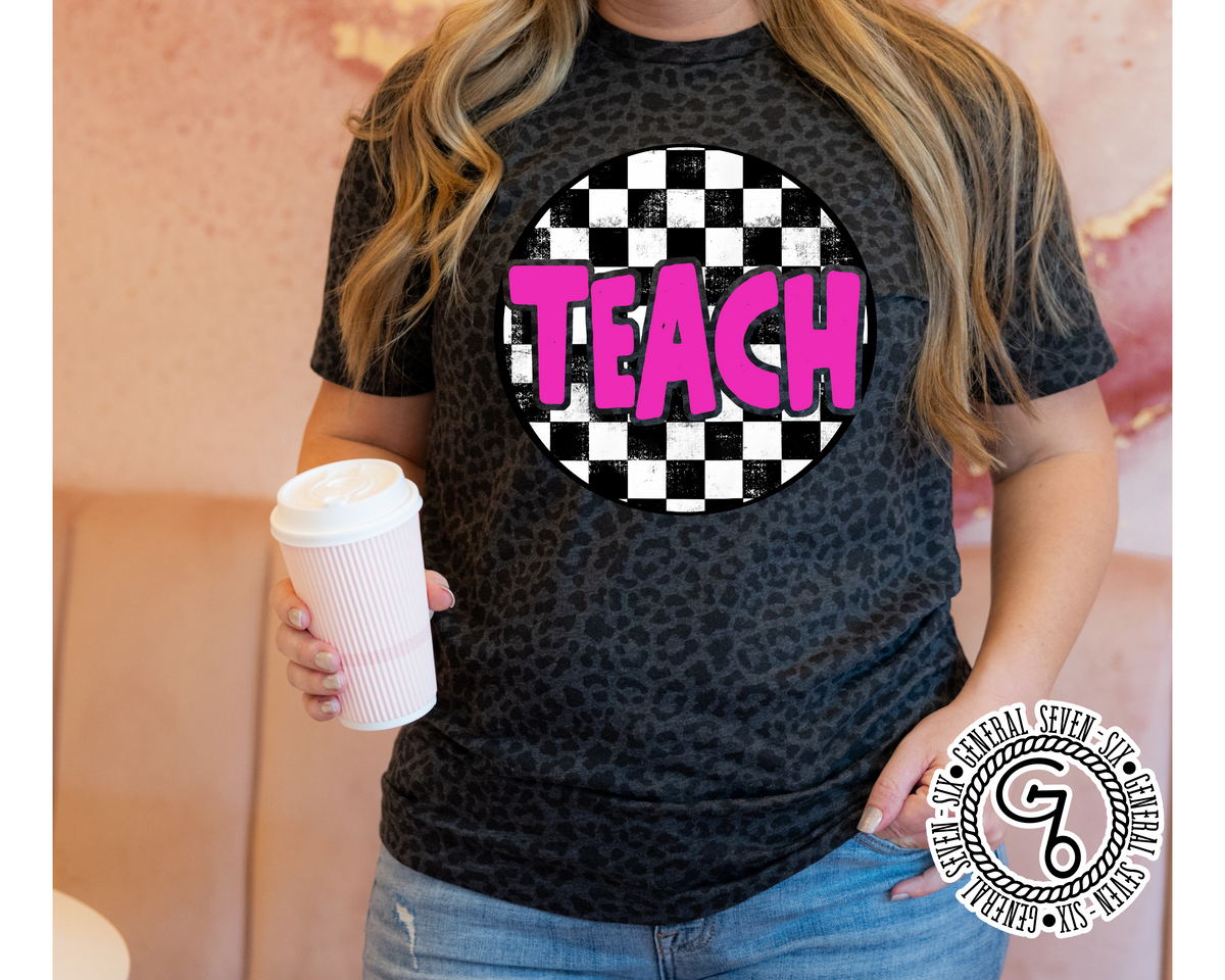 Checkered Teach Top